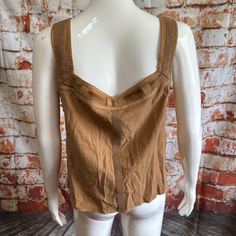 New with Tags Rowan Irene Detailed Square Neck Tank - Picture 5 of 7